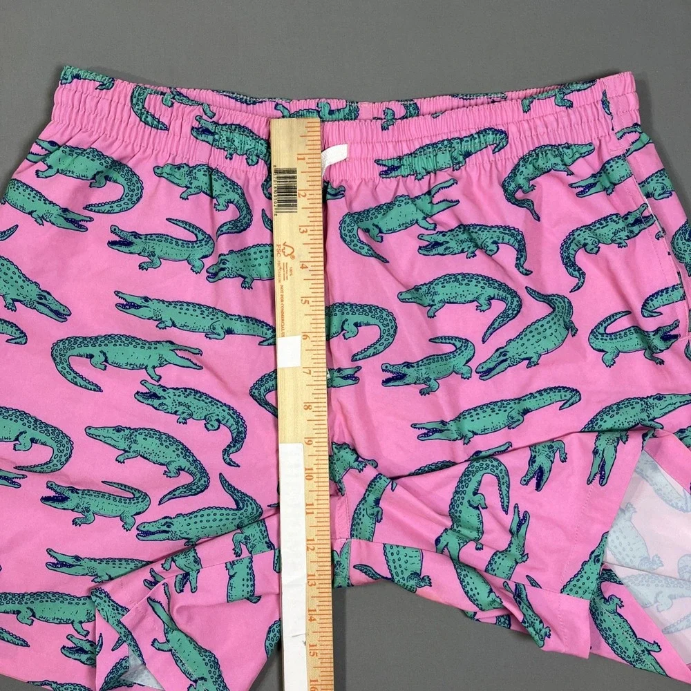 Chubbies Mens Glades Gators Swim Trunks Pink Shorts XL‎